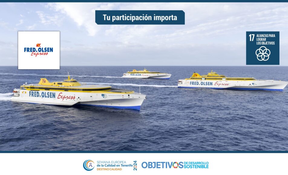 Tu participación importa. ODS: 17. Fred. Olsen Express