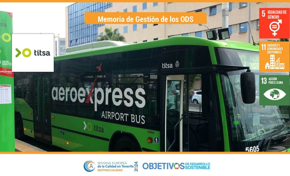 Memoria de Gestión de los ODS. ODS: 5, 11, 13. TITSA